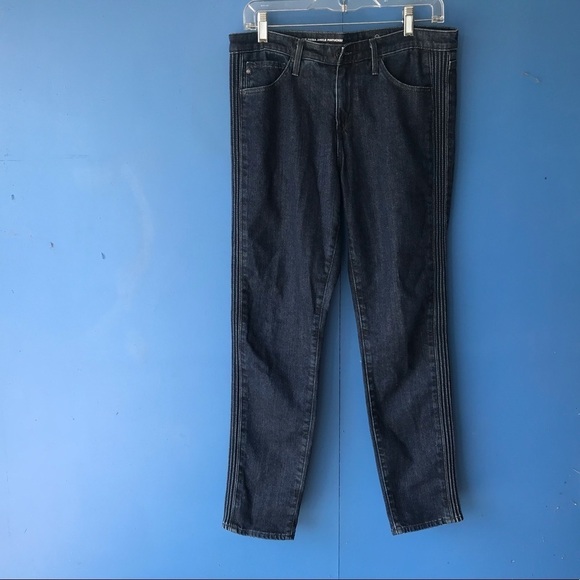 Adriano Goldschmed Prima Ankle Pintucked Jeans - Picture 1 of 6